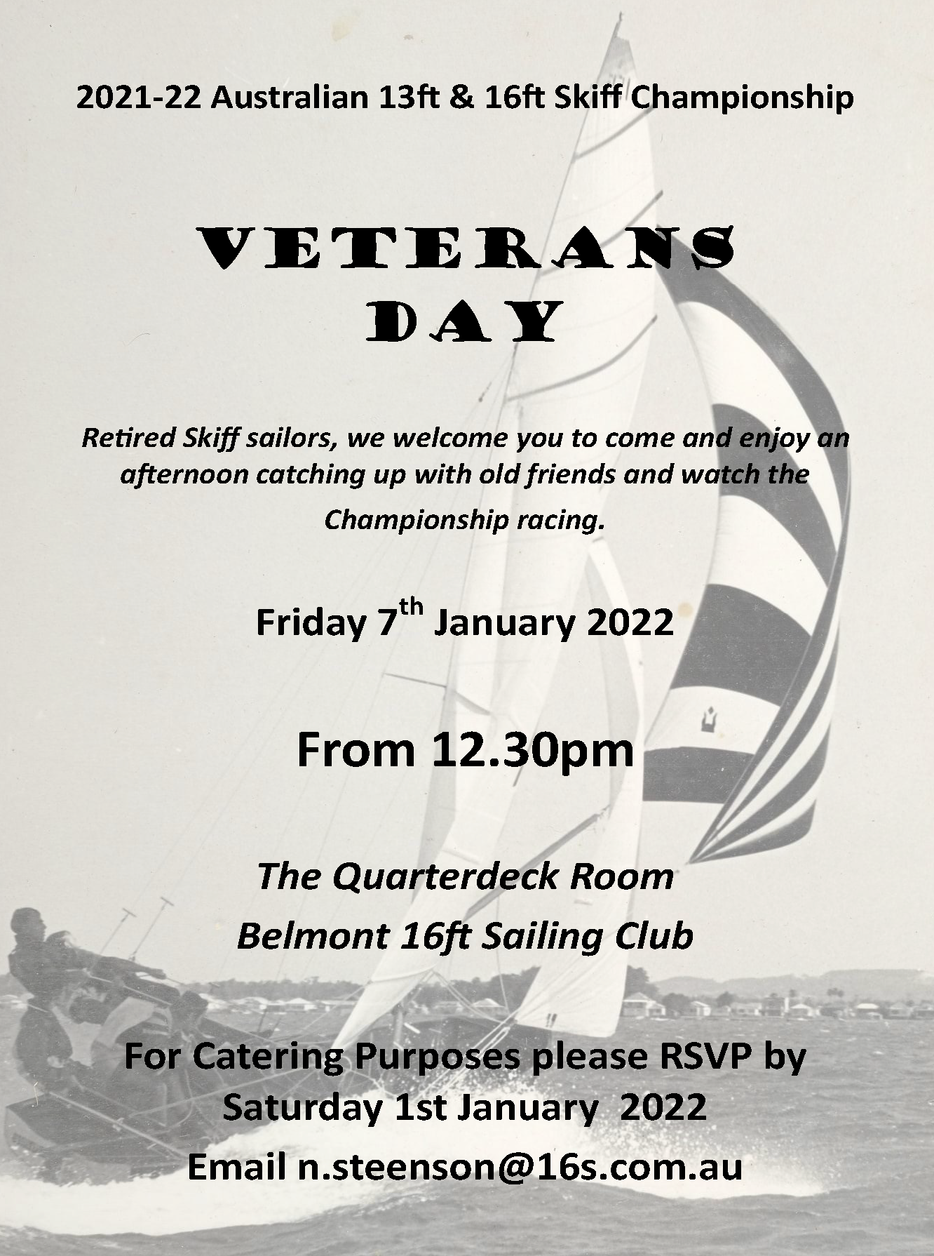 Cancelled – Veterans Day @ Belmont 16s – Friday 7th Jan 2022
